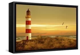 Pacific Sunset 5-Carlos Casamayor-Framed Stretched Canvas