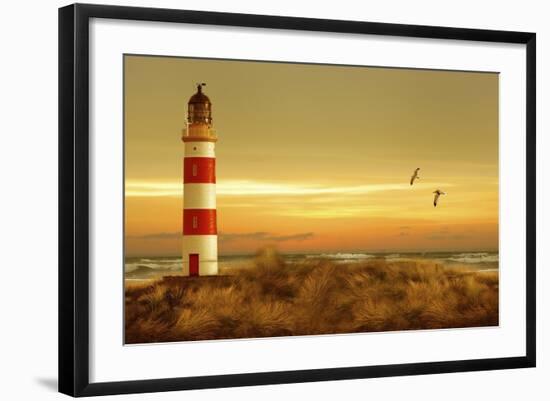 Pacific Sunset 5-Carlos Casamayor-Framed Giclee Print