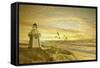 Pacific Sunset 6-Carlos Casamayor-Framed Stretched Canvas