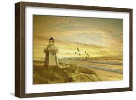 Pacific Sunset 6-Carlos Casamayor-Framed Giclee Print