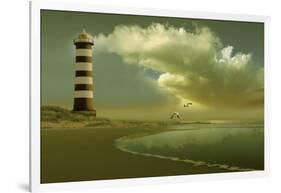 Pacific Sunset 7-Carlos Casamayor-Framed Giclee Print