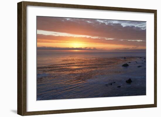 Pacific Sunset II-Rita Crane-Framed Photographic Print