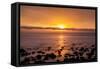 Pacific Sunset-Chris Moyer-Framed Stretched Canvas