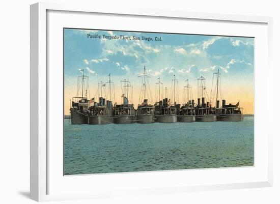 Pacific Torpedo Fleet-null-Framed Art Print