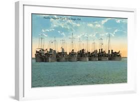 Pacific Torpedo Fleet-null-Framed Art Print