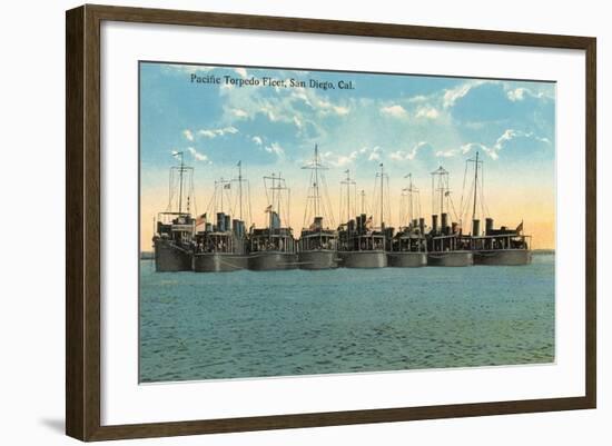 Pacific Torpedo Fleet-null-Framed Art Print