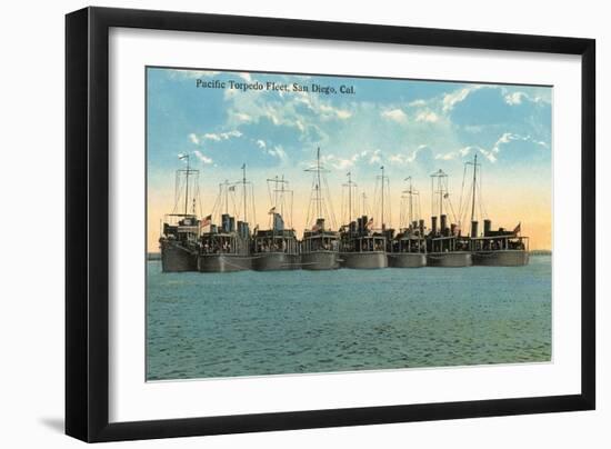 Pacific Torpedo Fleet-null-Framed Art Print