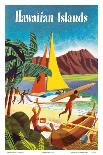 Visit Hong Kong - Hong Kong Harbor - BOAC (British Overseas Airways Corporation)-Pacifica Island Art-Art Print