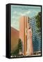 Pacifica Statue at San Francisco World's Fair-null-Framed Stretched Canvas