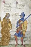 Robert of Anjou (From Regia Carmina by Convenevole Da Prat)-Pacino Di Buonaguida-Stretched Canvas