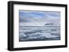 Pack Ice, and Glacier in Background, Spitsbergen, Svalbard, Norway, Scandinavia, Europe-Thorsten Milse-Framed Photographic Print