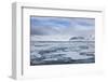 Pack Ice, and Glacier in Background, Spitsbergen, Svalbard, Norway, Scandinavia, Europe-Thorsten Milse-Framed Photographic Print