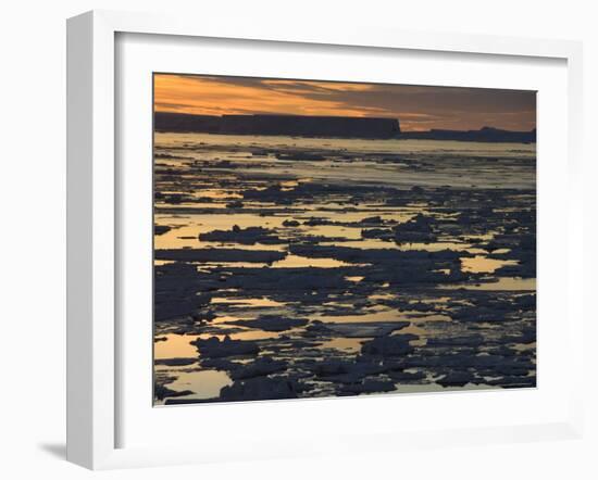 Pack Ice, Antarctic Peninsula, Weddell Sea, Antarctica, Polar Regions-Thorsten Milse-Framed Photographic Print