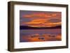 Pack ice at sunset, Wrangel island, Far East Russia.-Sylvain Cordier-Framed Photographic Print