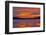 Pack ice at sunset, Wrangel island, Far East Russia.-Sylvain Cordier-Framed Photographic Print