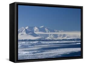 Pack Ice, Weddell Sea, Antarctic Peninsula, Antarctica, Polar Regions-Thorsten Milse-Framed Stretched Canvas