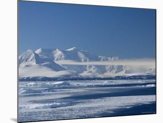Pack Ice, Weddell Sea, Antarctic Peninsula, Antarctica, Polar Regions-Thorsten Milse-Mounted Photographic Print