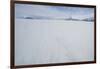 Pack Ice with Mountain Range in Distance-DLILLC-Framed Photographic Print