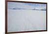 Pack Ice with Mountain Range in Distance-DLILLC-Framed Photographic Print