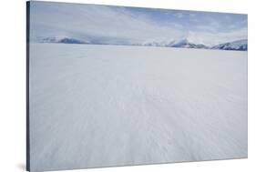 Pack Ice with Mountain Range in Distance-DLILLC-Stretched Canvas