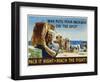 Pack it Right to Reach the Fight! Poster-John Falter-Framed Photographic Print