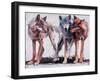 Pack Leaders, 2001-Mark Adlington-Framed Premium Giclee Print