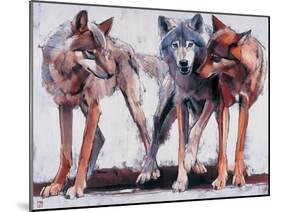 Pack Leaders, 2001-Mark Adlington-Mounted Giclee Print