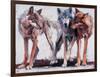 Pack Leaders, 2001-Mark Adlington-Framed Giclee Print