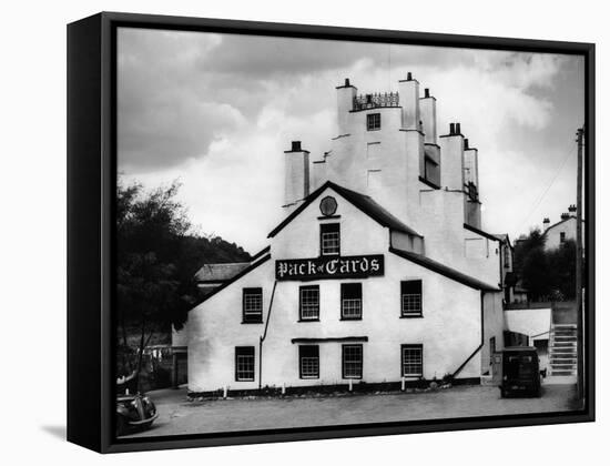 Pack of Cards' Pub-J. Chettlburgh-Framed Stretched Canvas