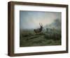 Pack of Deer in Foggy Mountain Landscape, 1875-Maria-Rosa Bonheur-Framed Giclee Print