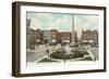 Pack Square, Asheville, North Carolina-null-Framed Art Print