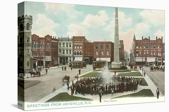 Pack Square, Asheville, North Carolina-null-Stretched Canvas