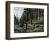 Pack Train of Traders in the Rocky Mountains, c.1800-null-Framed Giclee Print