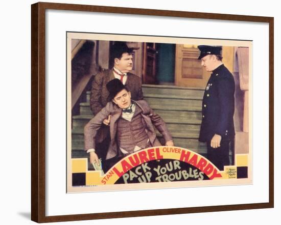 Pack Up Your Troubles, 1932-null-Framed Art Print