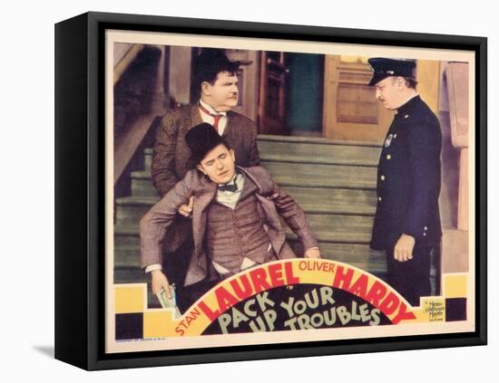 Pack Up Your Troubles, 1932-null-Framed Stretched Canvas