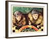 Pack Up Your Troubles, L-R: Stan Laurel, Oliver Hardy on Lobbycard, 1932-null-Framed Art Print