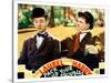 Pack Up Your Troubles, L-R: Stan Laurel, Oliver Hardy on Lobbycard, 1932-null-Stretched Canvas