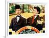 Pack Up Your Troubles, L-R: Stan Laurel, Oliver Hardy on Lobbycard, 1932-null-Framed Art Print