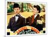 Pack Up Your Troubles, L-R: Stan Laurel, Oliver Hardy on Lobbycard, 1932-null-Mounted Art Print