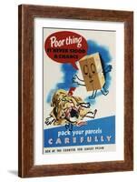 Pack Your Parcels Carefully-null-Framed Art Print