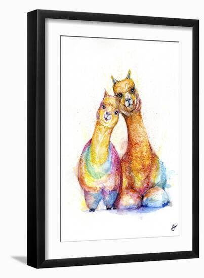 Packa'Alpaca-Marc Allante-Framed Premium Giclee Print