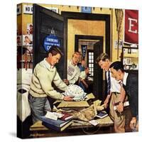 "Package from Home", February 3, 1951-Stevan Dohanos-Stretched Canvas