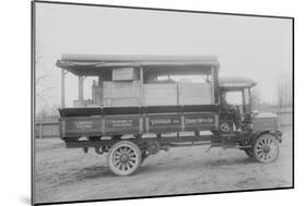 Packard 3 Ton Truck-null-Mounted Art Print