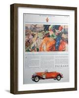 Packard Car Advert, 1930-null-Framed Giclee Print