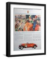 Packard Car Advert, 1930-null-Framed Giclee Print