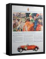 Packard Car Advert, 1930-null-Framed Stretched Canvas