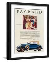 Packard, Magazine Advertisement, USA, 1929-null-Framed Giclee Print