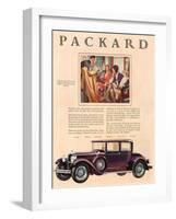 Packard, Magazine Advertisement, USA, 1929-null-Framed Giclee Print