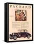 Packard, Magazine Advertisement, USA, 1929-null-Framed Stretched Canvas