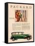 Packard, Magazine Advertisement, USA, 1929-null-Framed Stretched Canvas